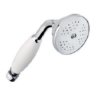 Fiore hand shower head. 1 mode, with ceramic cover, chrome color