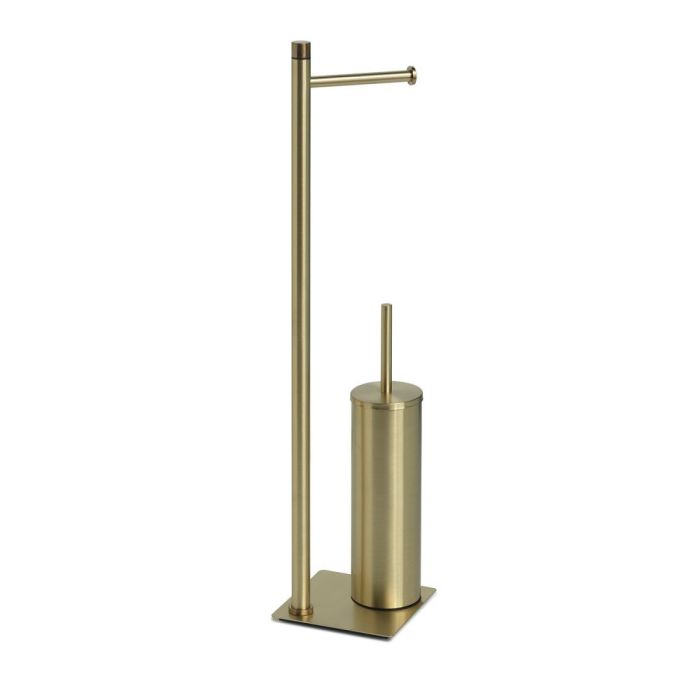 Gedy Trilly, stand: paper holder/metal ruff, color matte gold