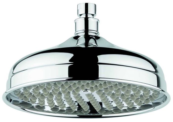 Emmevi, round overhead shower head C00655AC diameter 200. With silicone inserts. Brass, bronze color