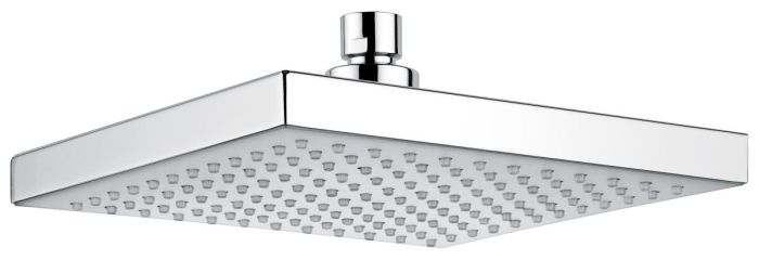 Emmevi, square head for overhead shower. 200*200. Brass, chrome color