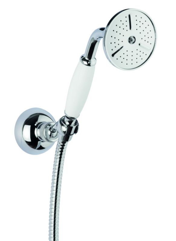 Emmevi, hand shower 110OAM: shower head, hose, fasteners, chrome color