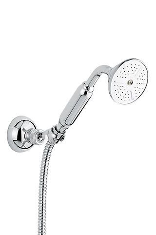 Emmevi, hand shower 110OAM: shower head, hose, fittings, bronze color