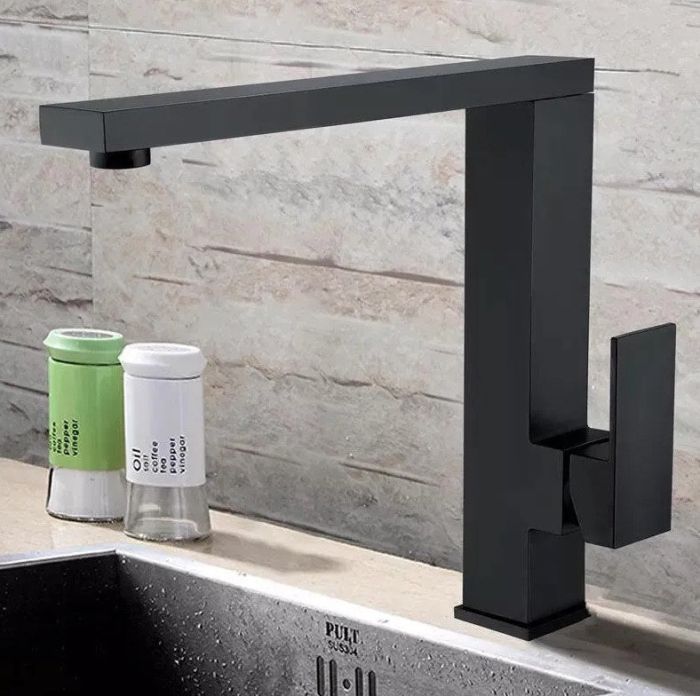 Kitchen Faucet Grocenberg GB4008 Black Matte finish