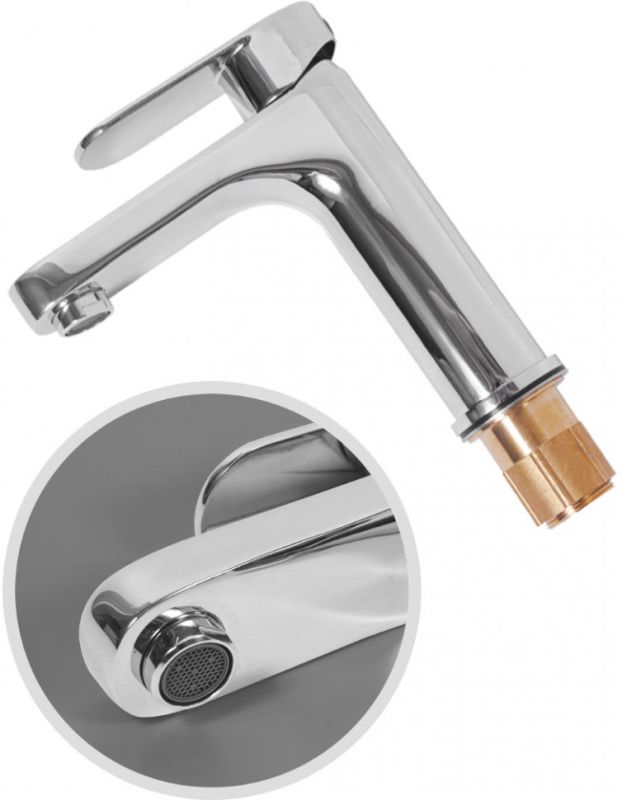 Hansberge OPTIMA H1044C Washbasin Mixer Chrome