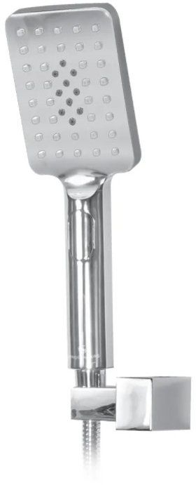 Bathtub mixer with hand shower Grocenberg GB8007 White Chrome