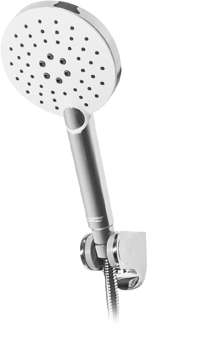 Bathtub mixer with hand shower Grohenberg GB8001 White Chrome