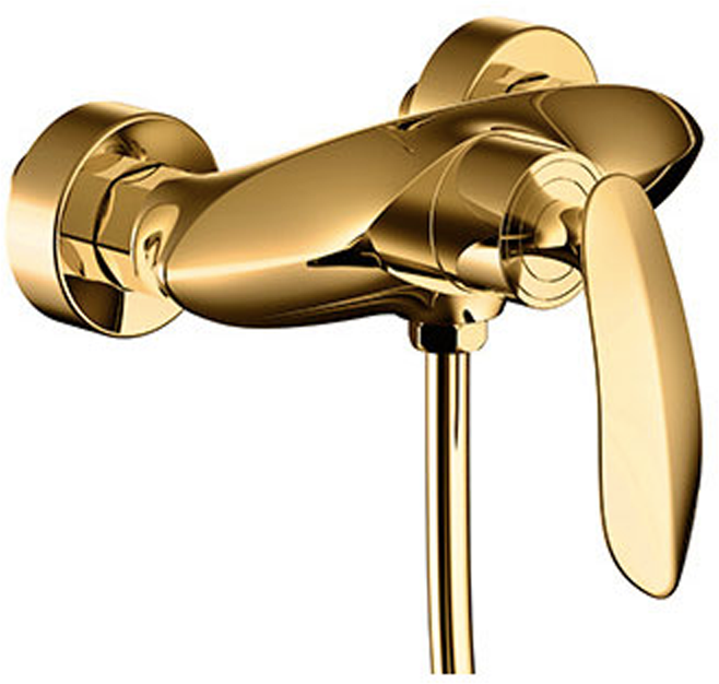 Shower mixer with hand shower Grosenberg GB9001 Gold