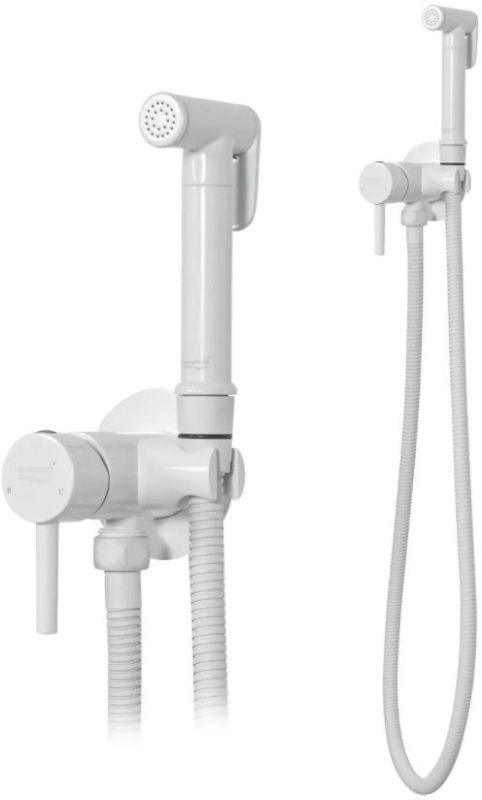 Built-in mixer with hygienic shower Grocenberg GB001 White