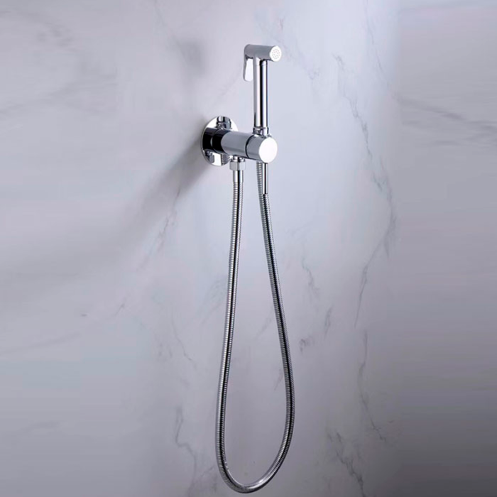 Inline mixer with hygienic shower Grocenberg GB001 Chrome