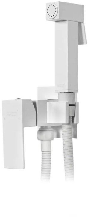 Recessed mixer with hygienic shower Grocenberg GB002 White