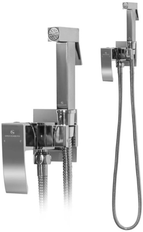 Inline mixer with hygienic shower Grocenberg GB002 Chrome