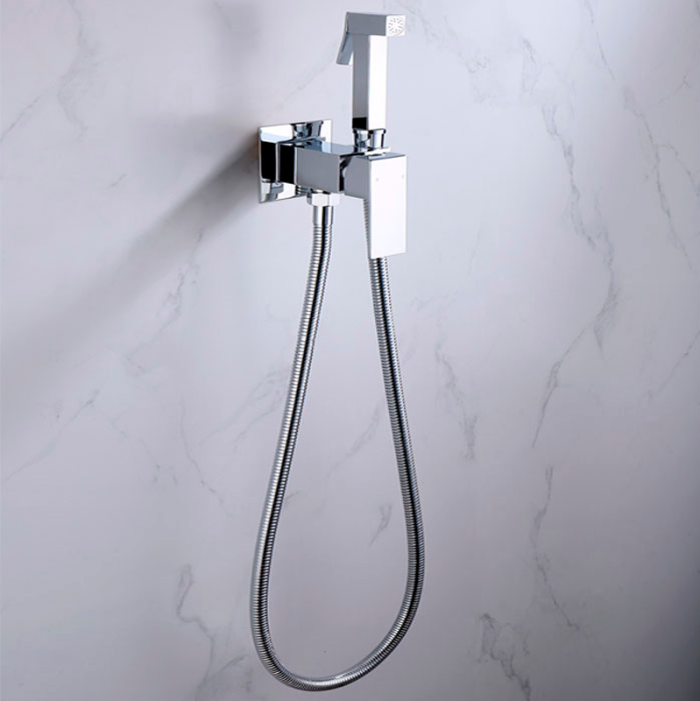 Inline mixer with hygienic shower Grocenberg GB002 Chrome