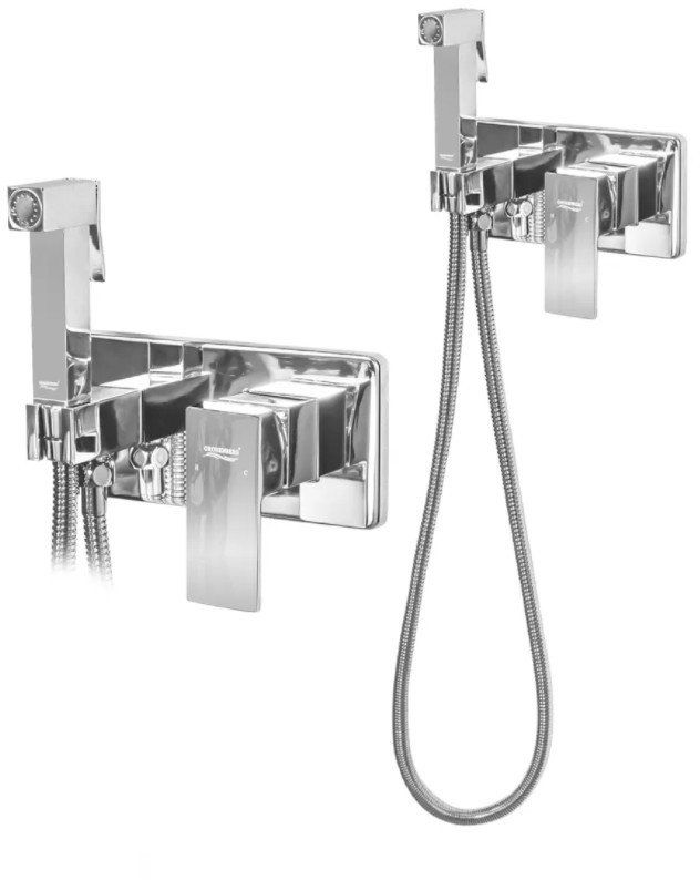 Recessed mixer with hygienic shower Grocenberg GB004 Chrome