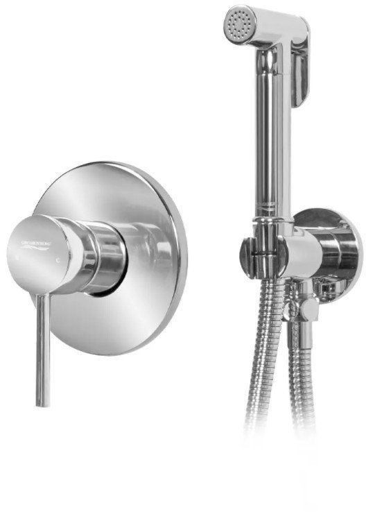 Inline mixer with hygienic shower Grocenberg GB1003 Chrome