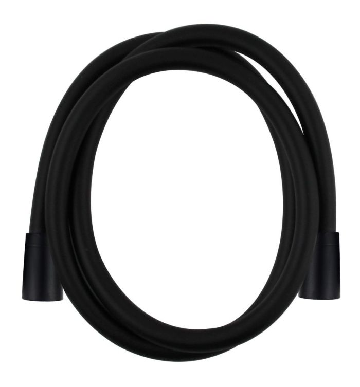 AQG, PVC shower hose AQUABLACK, matt black color