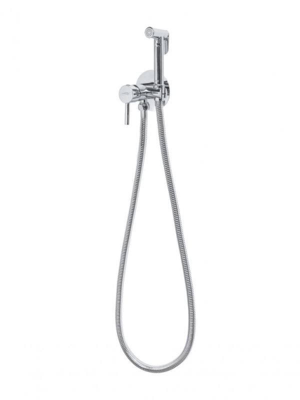 Inline mixer with hygienic shower Hansberge NORDIC H3099 Chrome