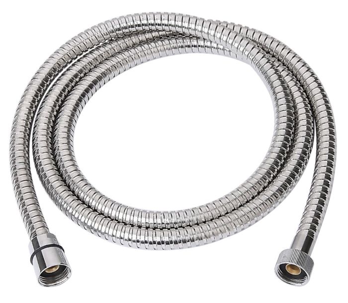 AQG, shower hose F13, stainless steel, 150 cm, chrome color