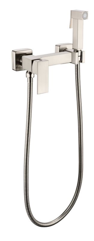 Outdoor mixer, Wall mounted hygienic shower Grocenberg GB101N Nickel