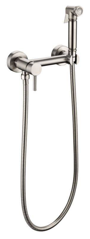 Outdoor mixer, Wall mounted hygienic shower Grocenberg GB103N Nickel