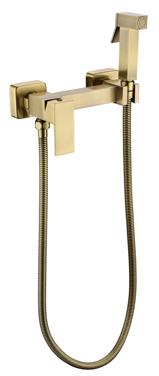 Outdoor Wall Mounted Hygienic Shower Faucet Grocenberg GB101N Matte Gold