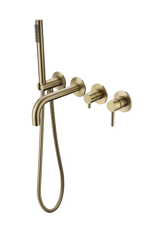 Bathtub mixer with hand shower Grocenberg GB5070MG Matte Gold