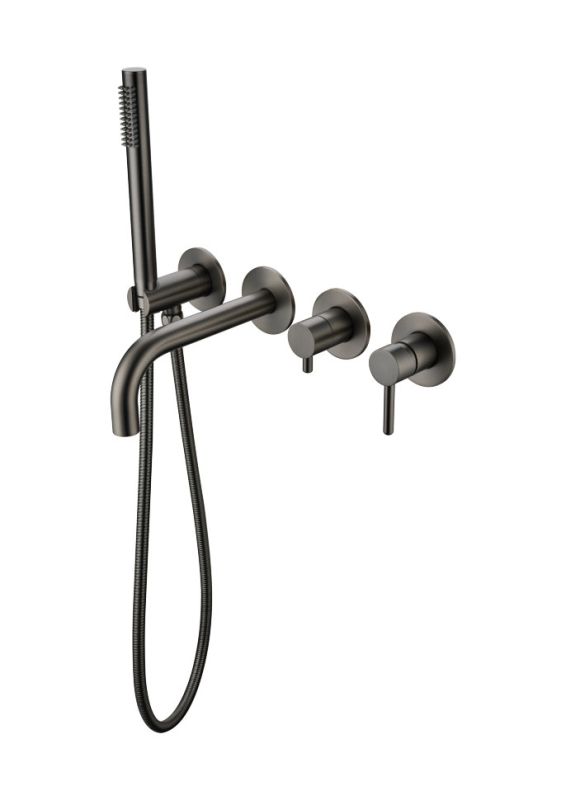 Bathtub mixer with hand shower Grocenberg GB5070BG Graphite