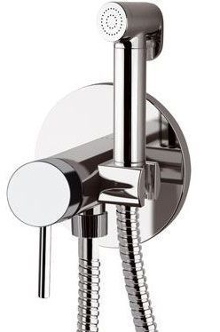 Daniel Tokyo, hygienic shower with mixer tap for cold/potable water, brushed gold color