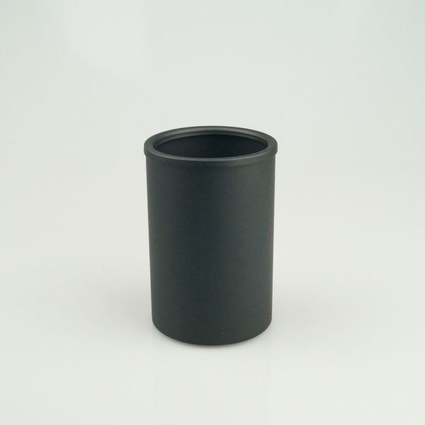 Surya Metall, round metal cup 7x7xh10.5 cm, color matte black