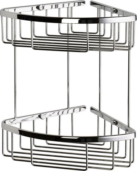 Sanibano, 2-level corner grille, chrome color