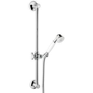 Emmevi, shower set: rod, shower head, hose. C02541, color gold