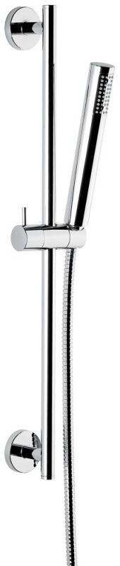 Emmevi, shower set: rod, shower head, hose. C02669, color white matt