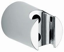 Fiore, hand shower holder made of ABS, matt black color