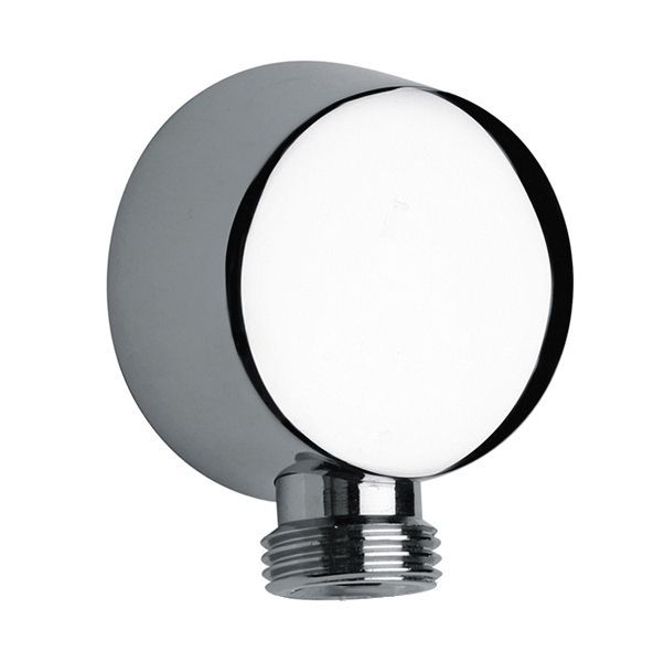 Fiore, brass round drain, matt black color