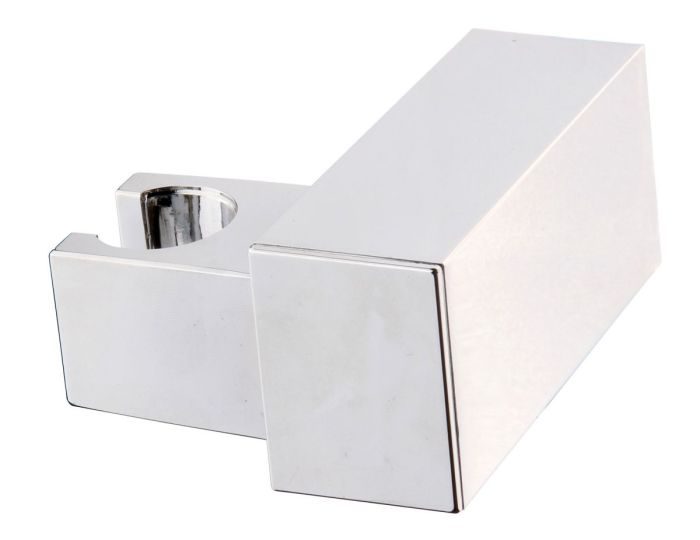 AQG QUADRA, square non-adjustable hand shower holder, chrome color