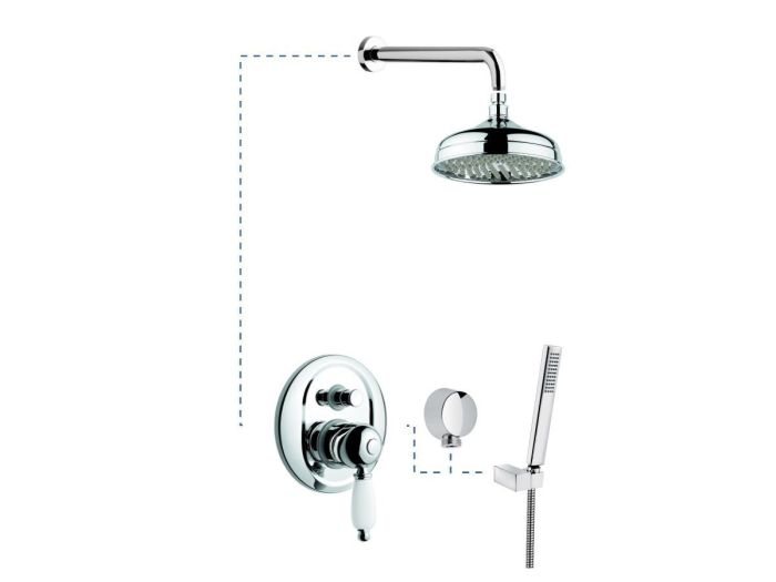 Emmevi Laguna, shower set 400BR, bronze color