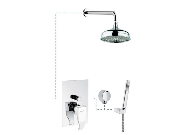 Emmevi Niagara, shower set 740CR, color chrome