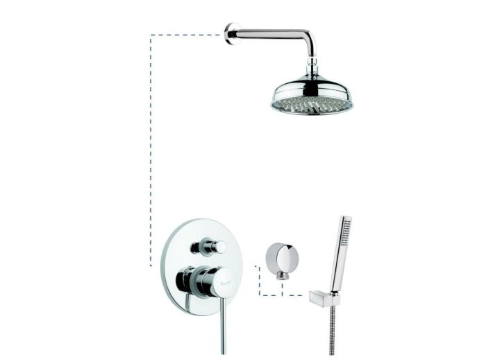 Emmevi Piper, shower set 450CR, color chrome