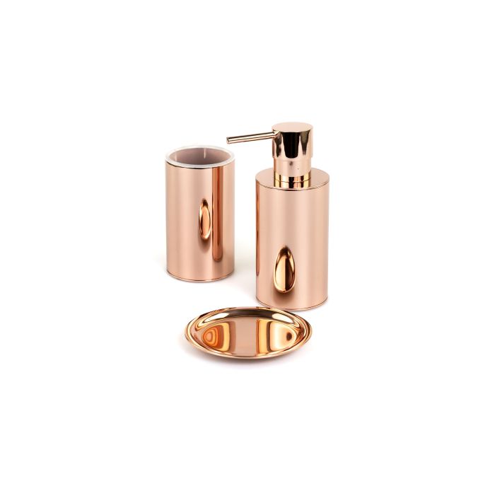 Stil Haus Hashi, tabletop metal glass, rose gold color