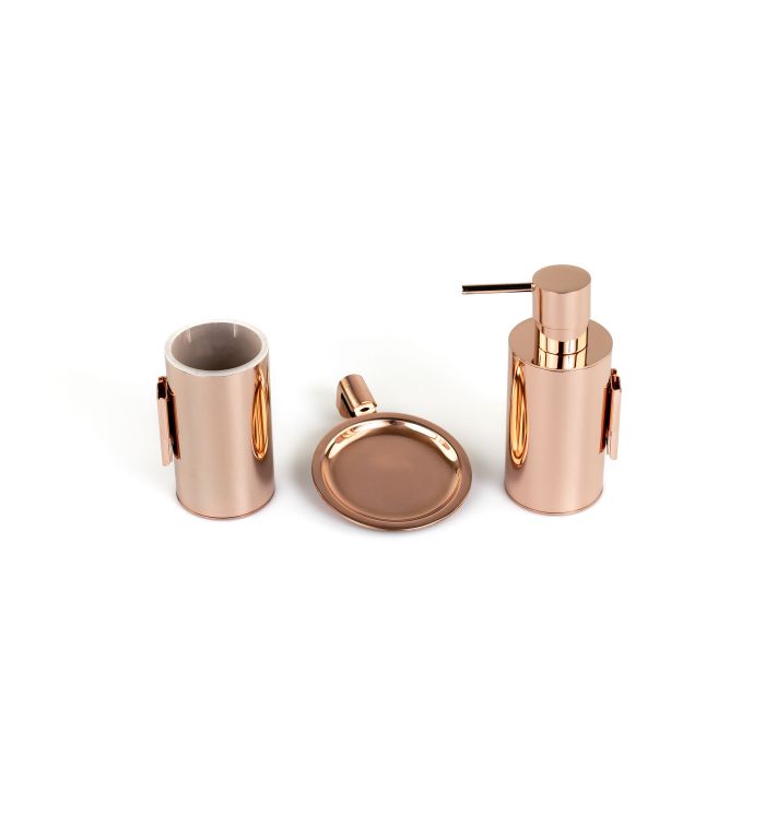 Stil Haus Hashi, wall-mounted metal glass, rose gold color