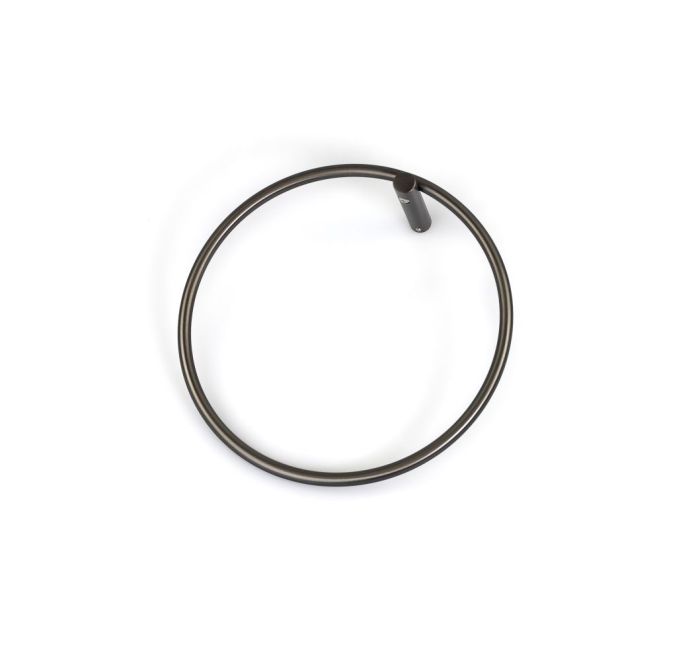 Stil Haus Hashi, towel ring holder, gun steel color