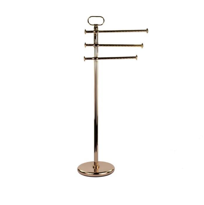 Stil Haus Giunone, reception: 3 towel holders, gold color