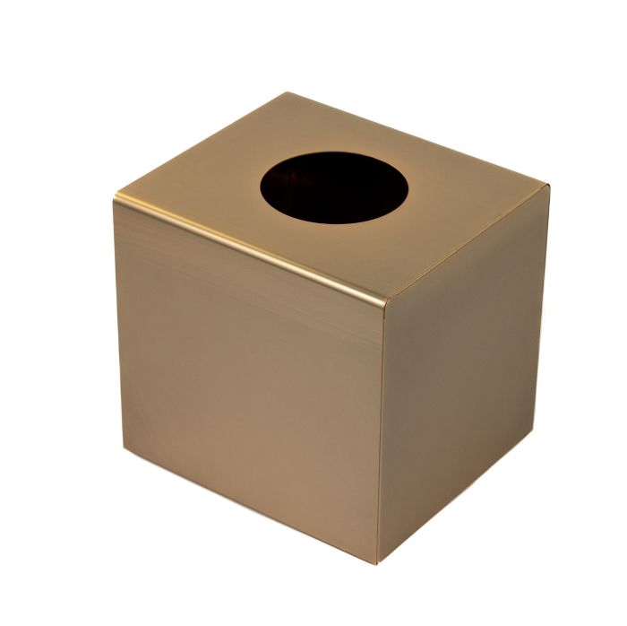 Stil Haus, paper napkin container, matte gold color