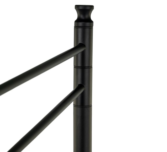 Stil Haus Hashi, stand h81,5 cm: 2 towel holders, color matte black