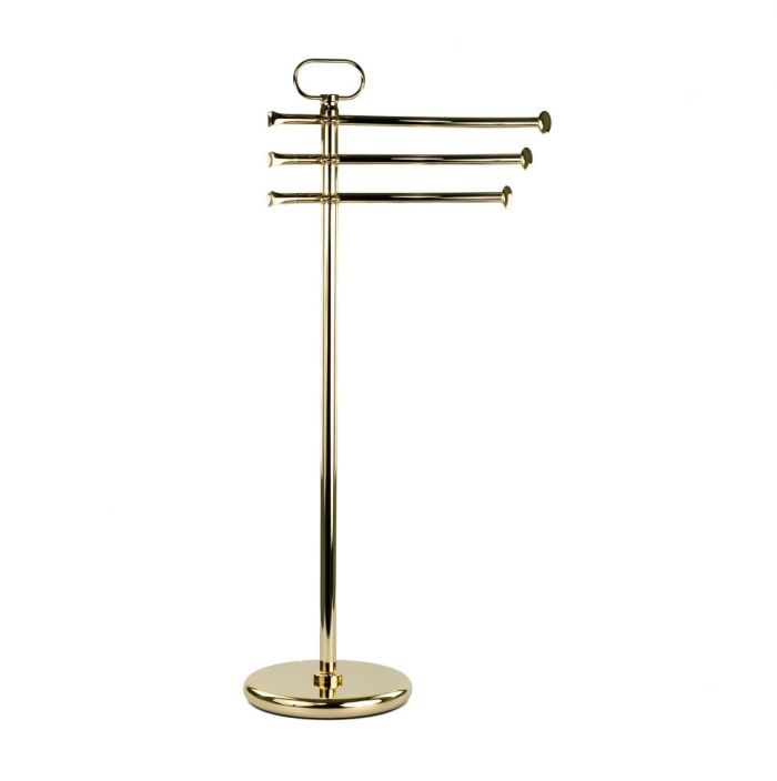 Stil Haus Prisma, reception: 3 towel holders, gold color