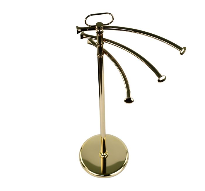 Stil Haus Prisma, reception: 3 towel holders, gold color