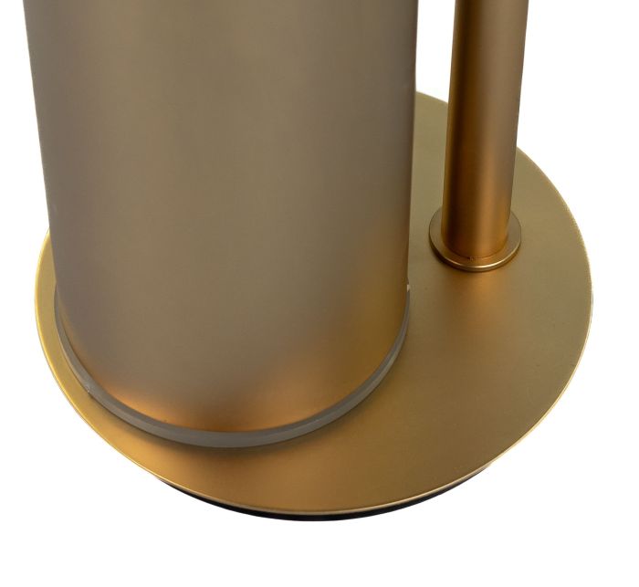 Stil Haus Medea, stand h62 cm: paper holder/ruff metal, color matte gold