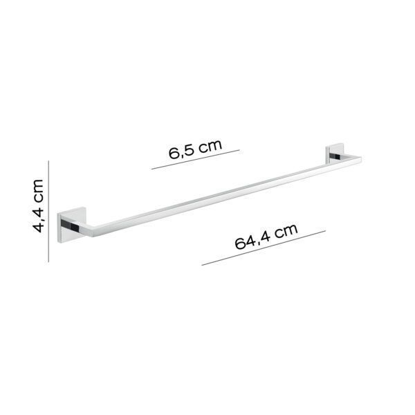 Gedy Elba, towel holder, length 64.4 cm, color chrome