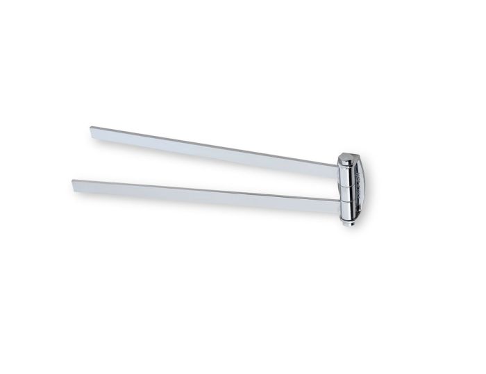 Stil Haus Aria, double swivel towel holder, chrome color