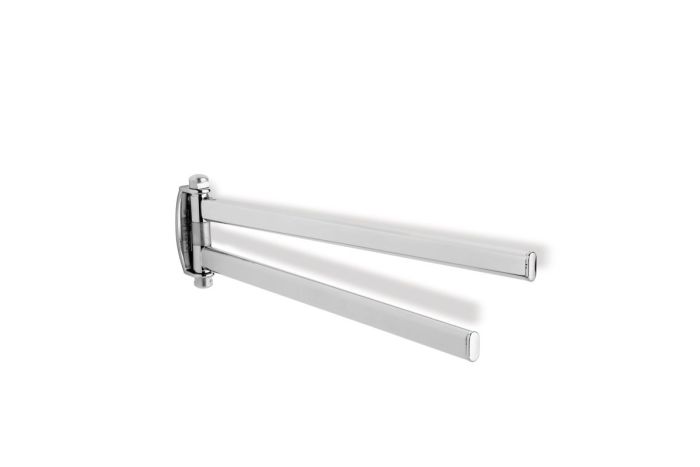 Stil Haus Diana, double swivel towel holder, chrome color