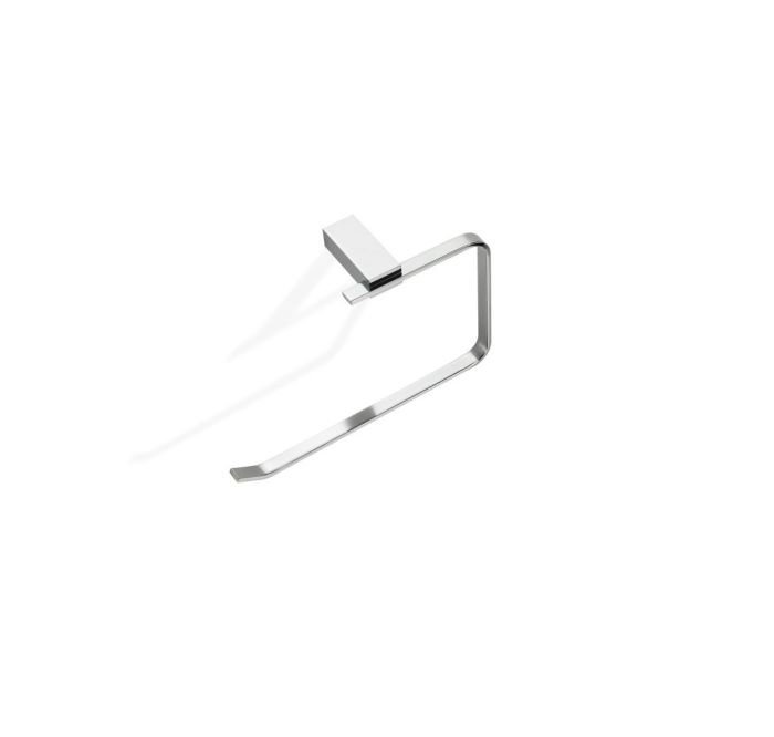 Stil Haus Gea, half-ring towel holder, chrome color